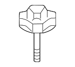 K2AA56960B - Suspension: Wheel, Spare Retainer for Kia: Rio, Sephia, Spectra Image