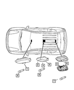 1EQ00HDAAC - Electrical: Reading Lamp for Mopar Image