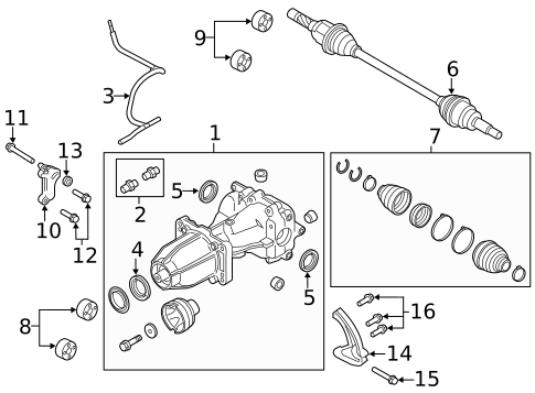 Drive Axles for 2014 Lincoln MKT #1