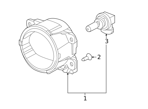 Fog Lamps for 2015 Honda Crosstour #0
