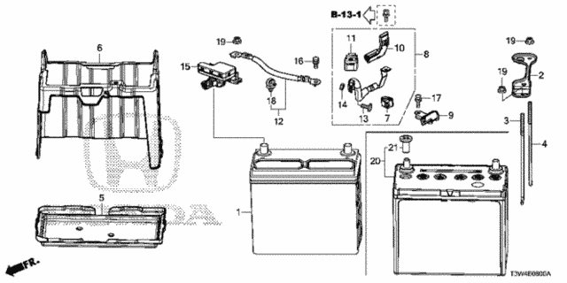 Battery for 2014 Honda Accord #0