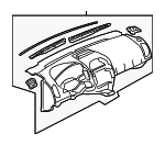 15217239 - Body: Upper Dash Panel for Saturn: Vue Image