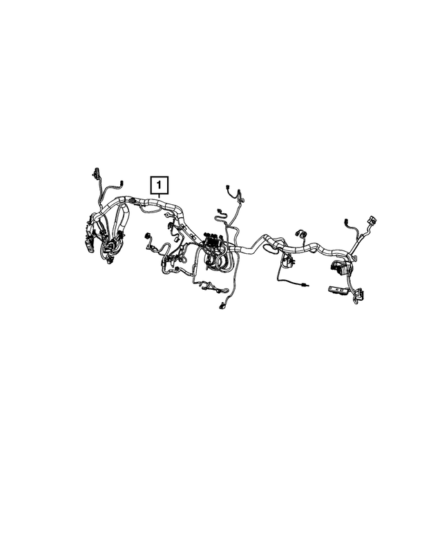 « 68529888AA –  : Panneau D`instruments Cablage pour Mopar Image »