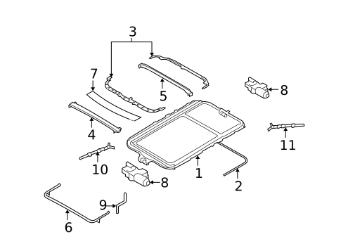 Sunroof for 2006 BMW X5 #2