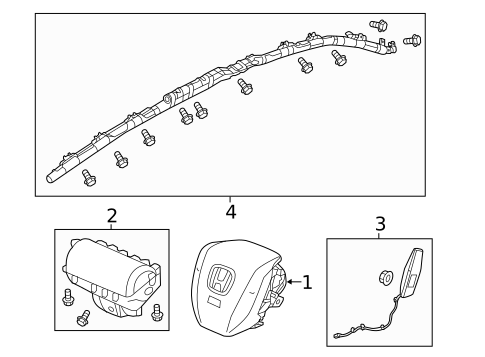 Air Bag Components for 2019 Honda Civic #0
