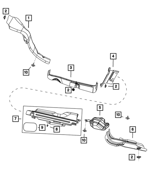 Exhaust System for 2016 Dodge Grand Caravan #1