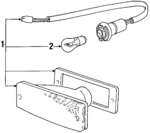 DAC2647 - Electrical: Park Lamp for Jaguar Image