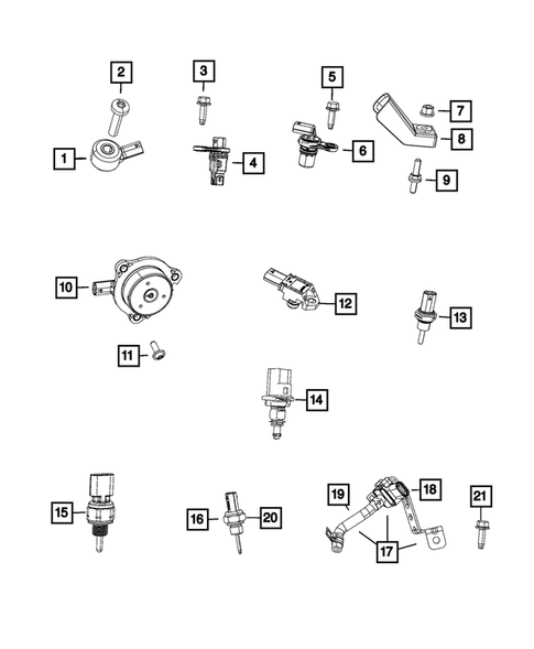 Sensors for 2021 Jeep Wrangler #0