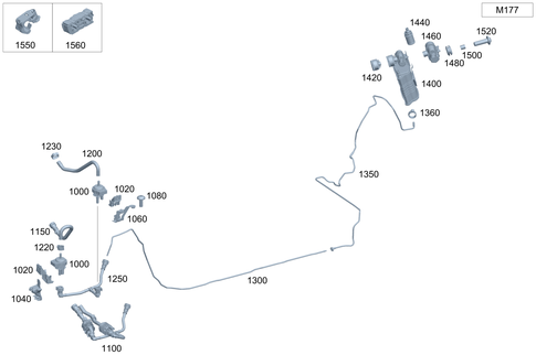 Evaporative Emission Control System for 2015 Mercedes-Benz C63 AMG #0