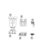 68459038AB - Interior Trim: Seat Back Ventilation Bag for Mopar Image