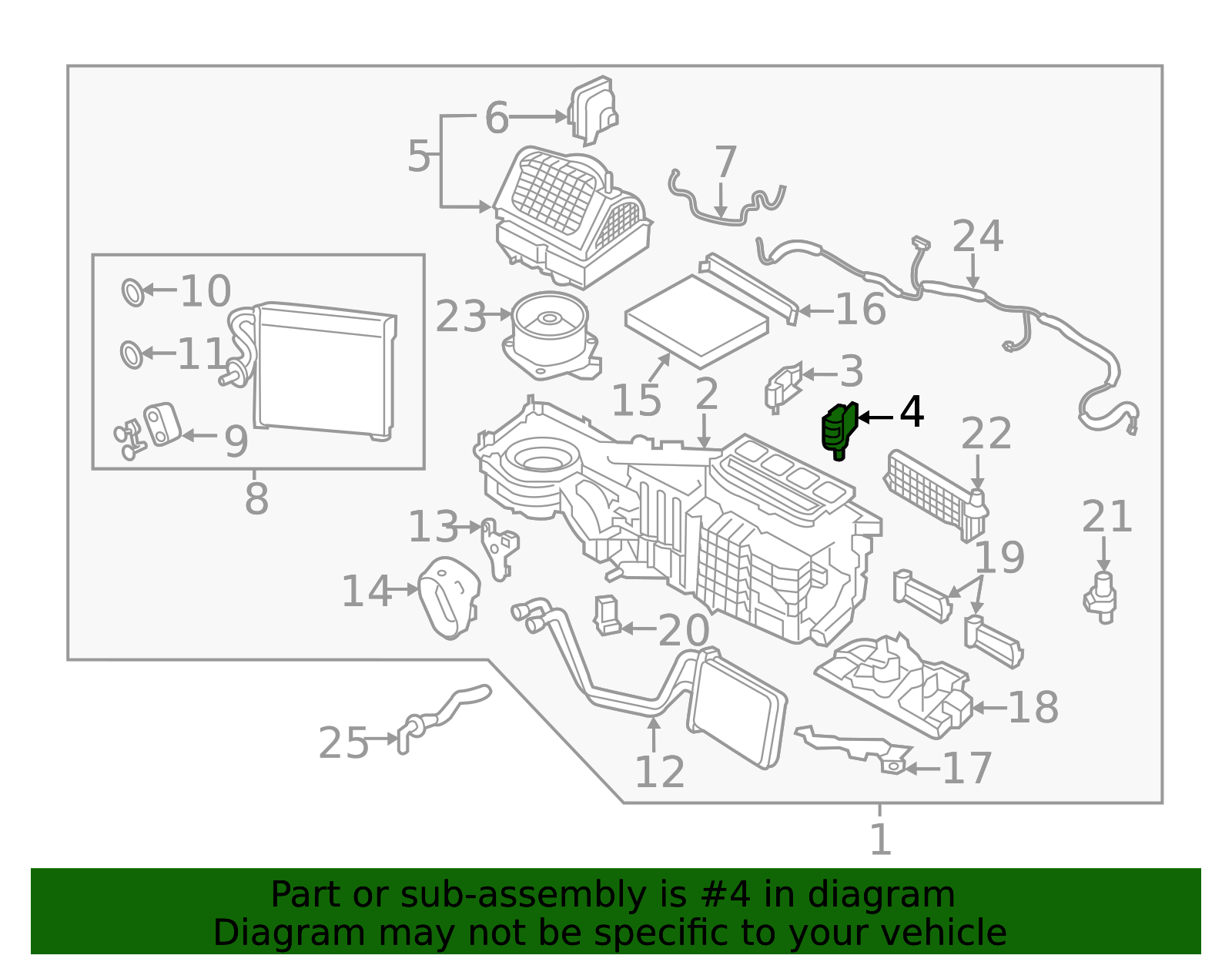 2016-2024 Nissan Temp Door Actuator 27732-EZ03A | OEM Parts Online