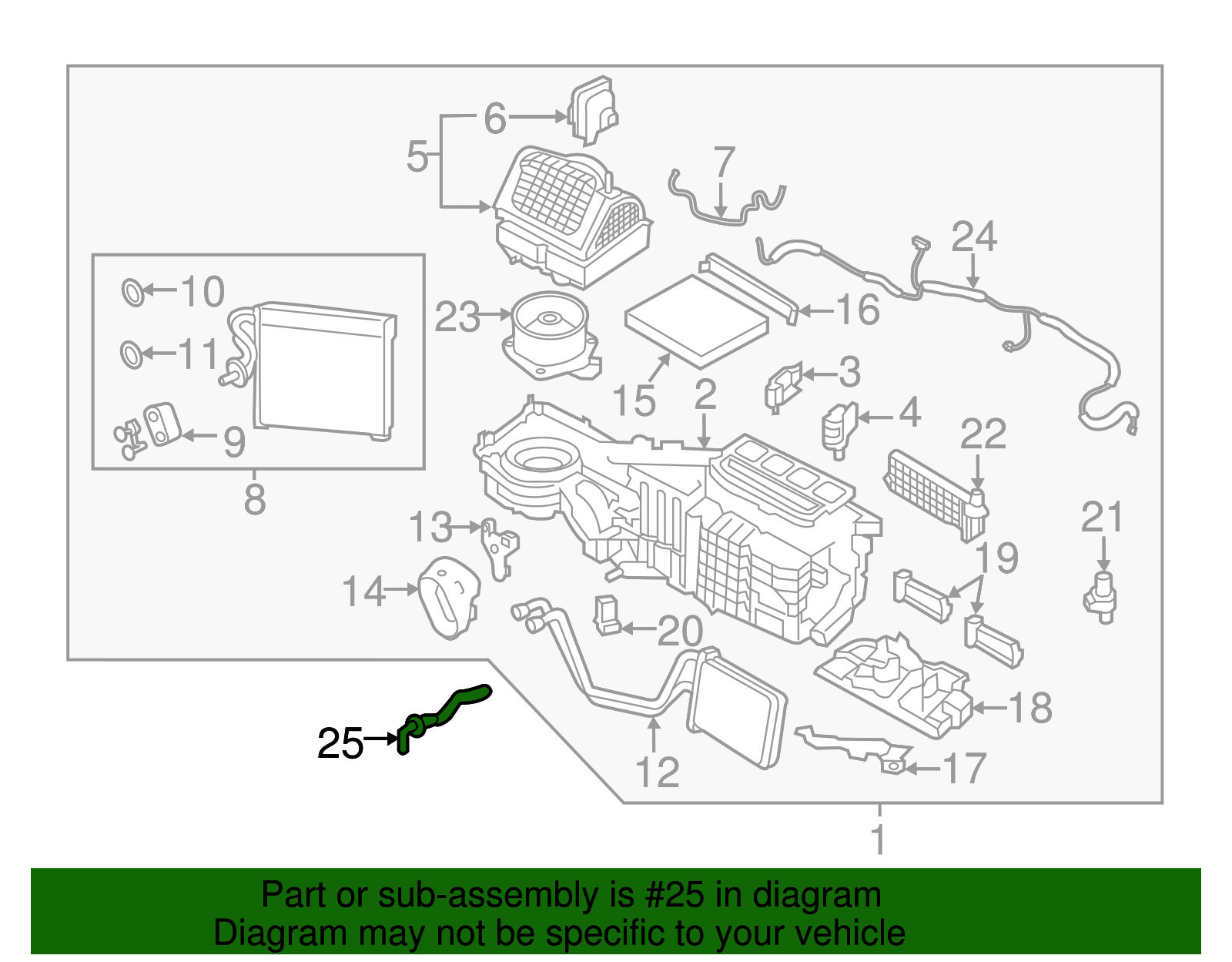 Drain Hose - Nissan (92590-EZ00A)