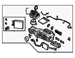 27110EZ03A - HVAC: AC &amp; Heater Assembly for Nissan: TITAN, TITAN XD Image
