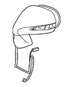 8793148540 - Body: Mirror Glass for Lexus: RX350, RX450h Image