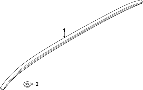 Exterior Trim - Roof for 2025 Genesis Electrified GV70 #0