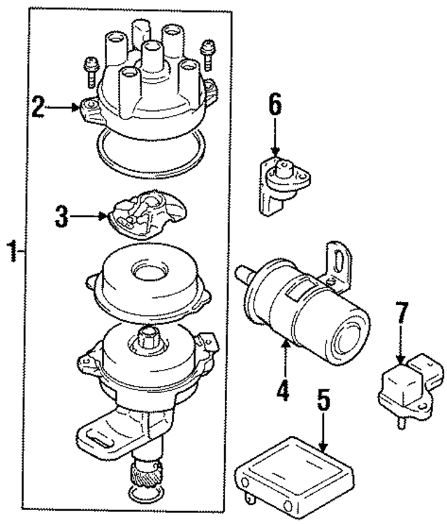 91172597 - Electrical: Distributor Assembly for GM Image