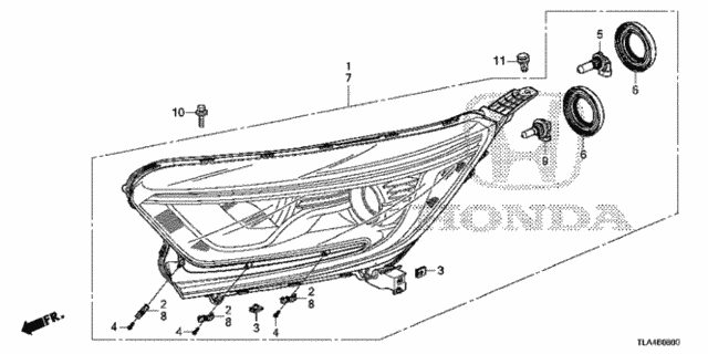 Headlight for 2018 Honda CR-V #0