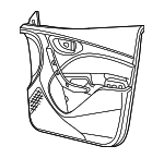 5UQ56DX9AC - Body: Door Trim Panel for Dodge: Dart Image