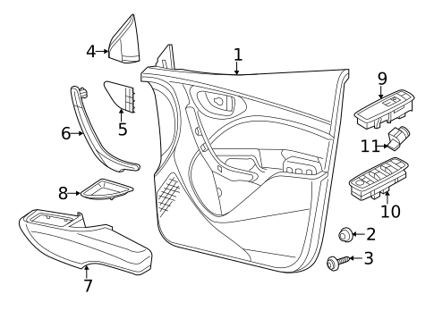 Front Door for 2016 Dodge Dart #2