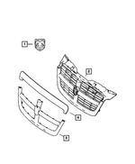68006601AA - Exterior Ornamentation: Ram Head Medallion for Mopar Image