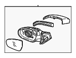 87610D3430 - : Mirror Assembly for Hyundai Image