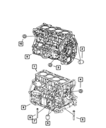 2434825000 - 2.0L Gas; Engine: Bolt, Mounting for Mopar Image