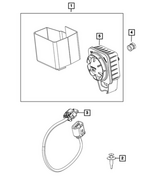 6512726AA - Electrical: Hex Flange Nut for Mopar Image