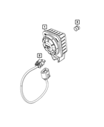 6512726AA - Electrical: Hex Flange Nut for Jeep: Wrangler Image