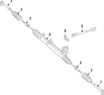 1644600029 - Steering: Rack And Pinion Mount Bushing for Mercedes-Benz Image