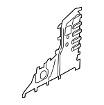 99150264000GRV - Body: Inner Hinge Pillar for Porsche Image