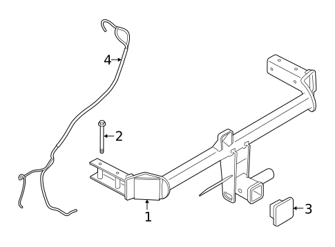 Trailer Hitch Components for 2017 Porsche Macan #0