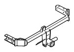 8R0800491A - Body: Trailer Hitch for Porsche Image