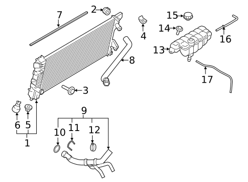 Radiator & Components for 2022 Ford F-150 #0