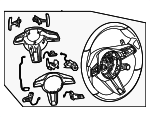 9Y0419091JFIX1 - : Steering Wheel for Porsche: Cayenne Image