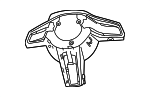 992419798B5Q0 - Body: Steering Wheel Back Cover for Porsche Image