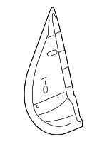 15870443 - Body: Mirror Assembly Gasket for Chevrolet: Silverado 1500, Silverado 1500 Classic, Silverado 1500 HD, Silverado 1500 HD Classic, Silverado 2500 HD, Silverado 2500 HD Classic, Silverado 3500, Silverado 3500 Classic, Silverado 3500 HD | GMC: Sierra 1500, Sierra 1500 Classic, Sierra 1500 HD, Sierra 1500 HD Classic, Sierra 2500 HD, Sierra 2500 HD Classic, Sierra 3500, Sierra 3500 Classic, Sierra 3500 HD Image