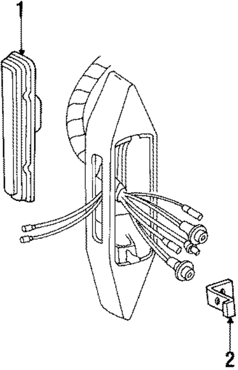 Side Marker Lamps for 1988 Cadillac Brougham #0