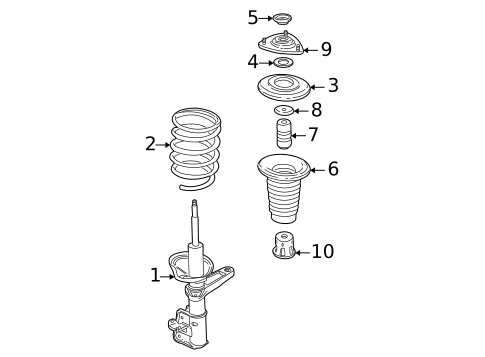 Struts & Components for 2005 Land Rover Freelander #0