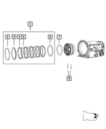 52107979AA - NAG1; W5A580; 5-Speed; Automatic Transmission: Snap Ring for Chrysler: 300, Crossfire | Dodge: Challenger, Charger, Durango, Magnum, Nitro, Sprinter 2500, Sprinter 3500 | Jeep: Commander, Grand Cherokee, Wrangler, Wrangler JK Image