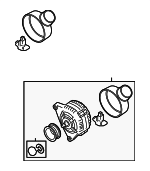 6F903023G - : Alternator for Volkswagen: Eos, GTI, Passat, Rabbit Image