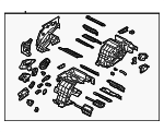 971503M560 - HVAC: HVAC Unit Case Assembly for Hyundai Image