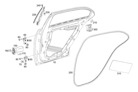 Rear Doors for 2022 Mercedes-Benz A 220 #0