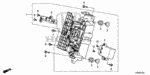 1E111RW0003 - Electrical/Exhaust/Heater/Fuel: RUBBER, JUNCTION BOARD MOUNTING for Honda Image