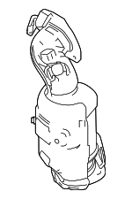 171500P340 - : Catalytic Converter for Lexus: ES350 Image