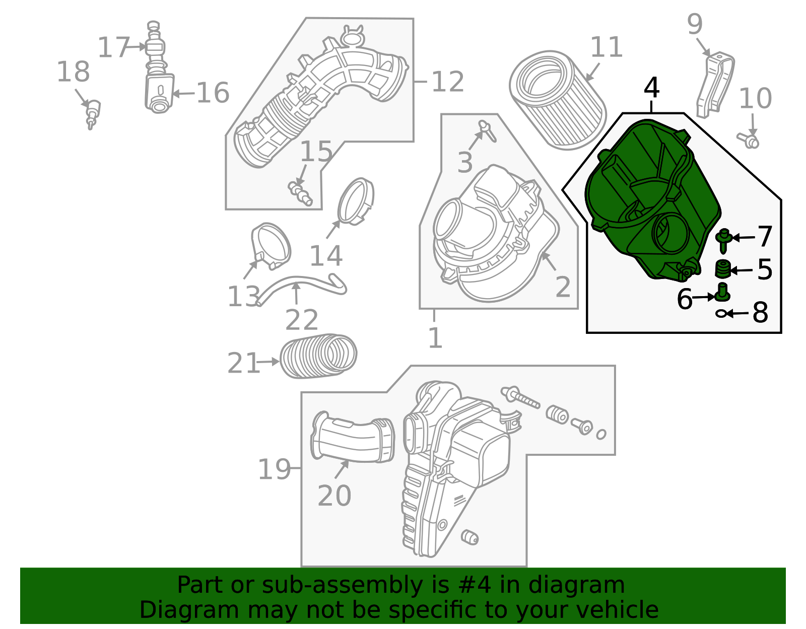 A00 Icon Air Filter Housing 17201-PZD-A00 | Parts Precision Honda