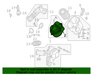 2003-2006 Honda Element Air Filter Housing Gasket 17213-PZD-A00 | OEM ...