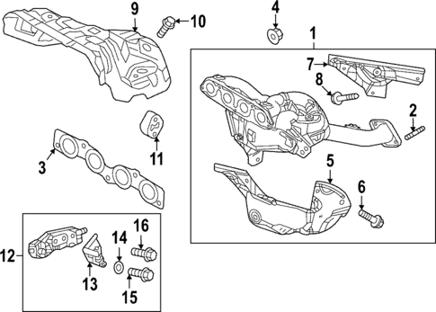 Exhaust Manifold for 2025 Mazda CX-50 #0