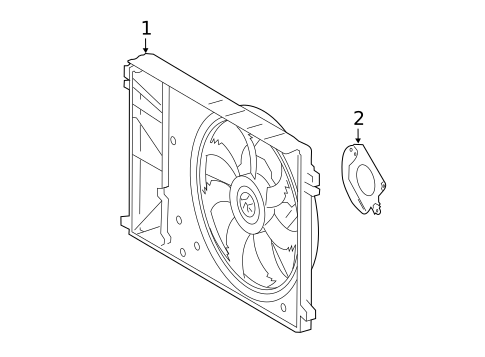 Cooling Fan for 2019 Lexus ES350 #0