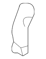 74824STKA00 - : 2007-2012 Acura RDX - Bracket, R Tailgate Opener Stay (Lower) for Acura: RDX Image