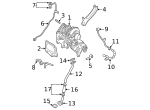995621000 - Engine: Oil Feed Tube Seal for Mazda Image